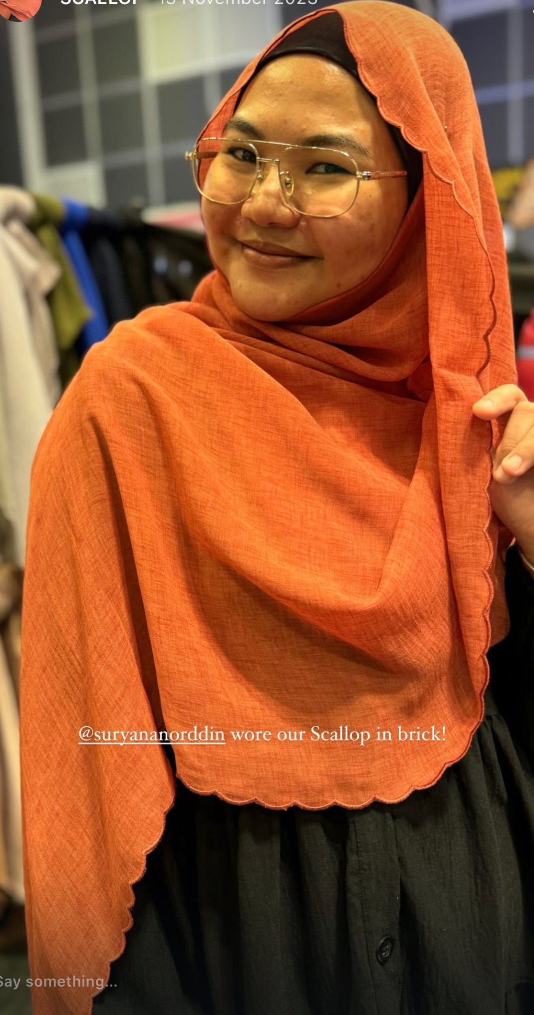 SCALLOP CHIFFON LINEN