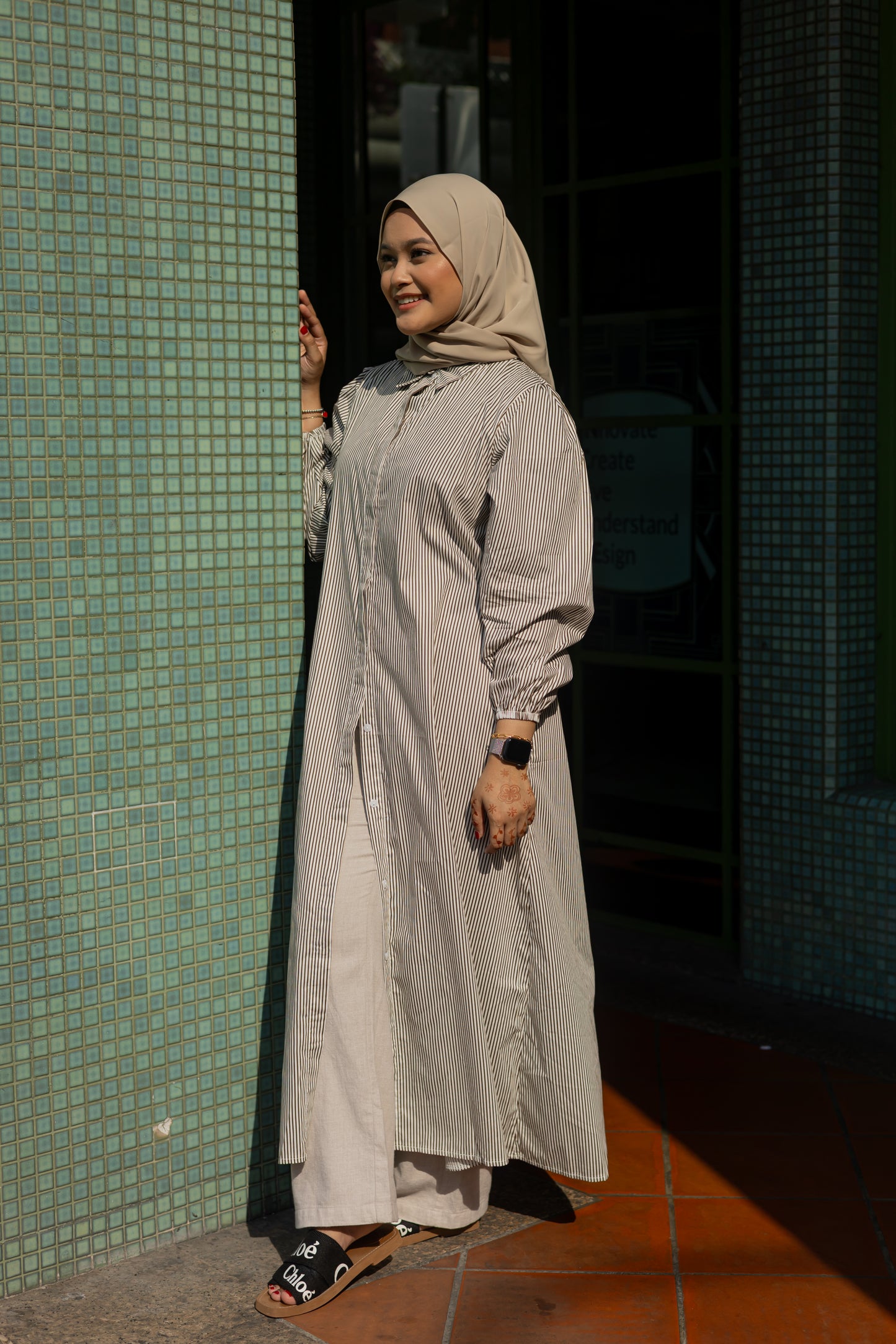 TRI CURVE CHIFFON