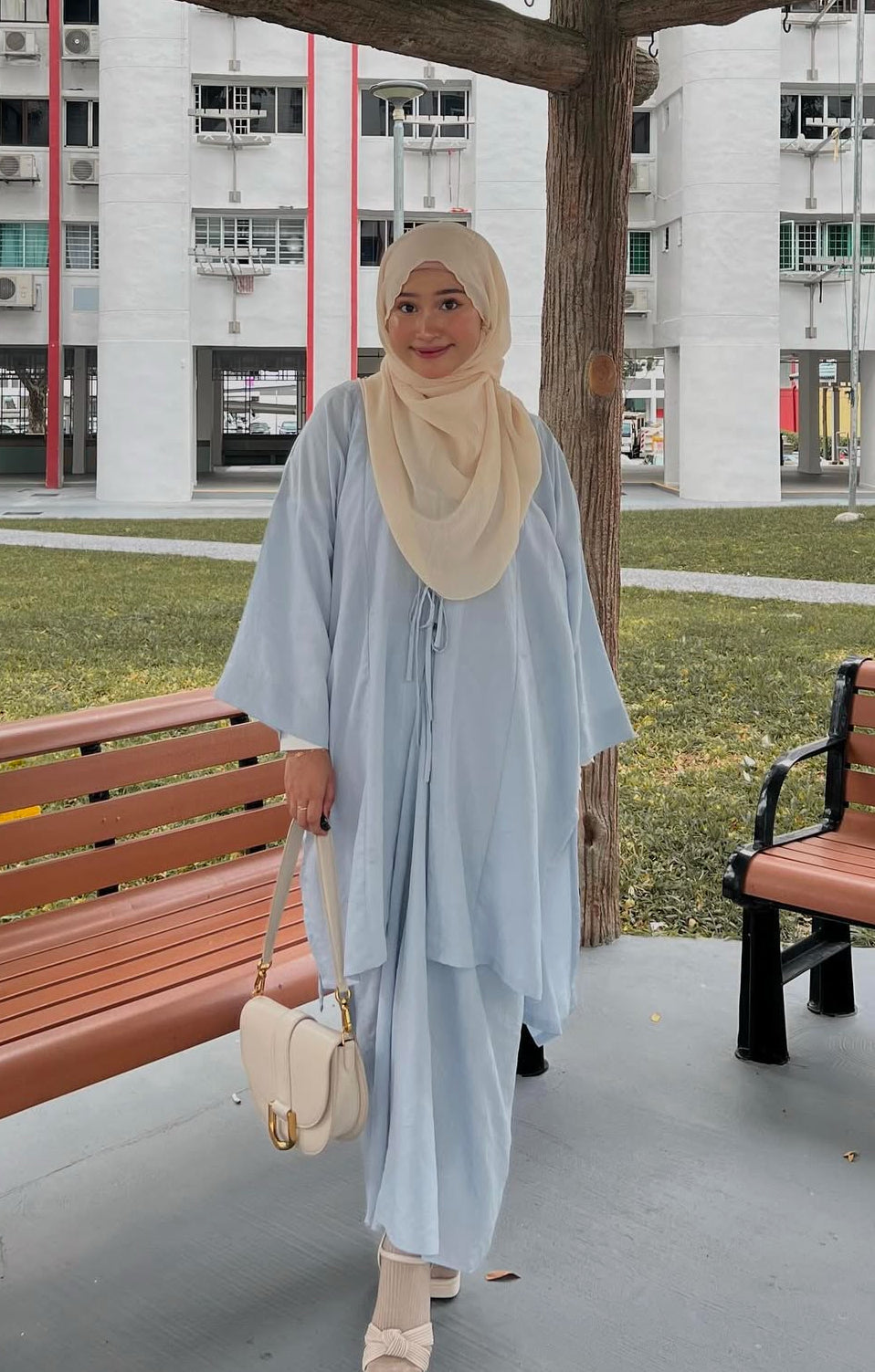 SCALLOP CHIFFON LINEN