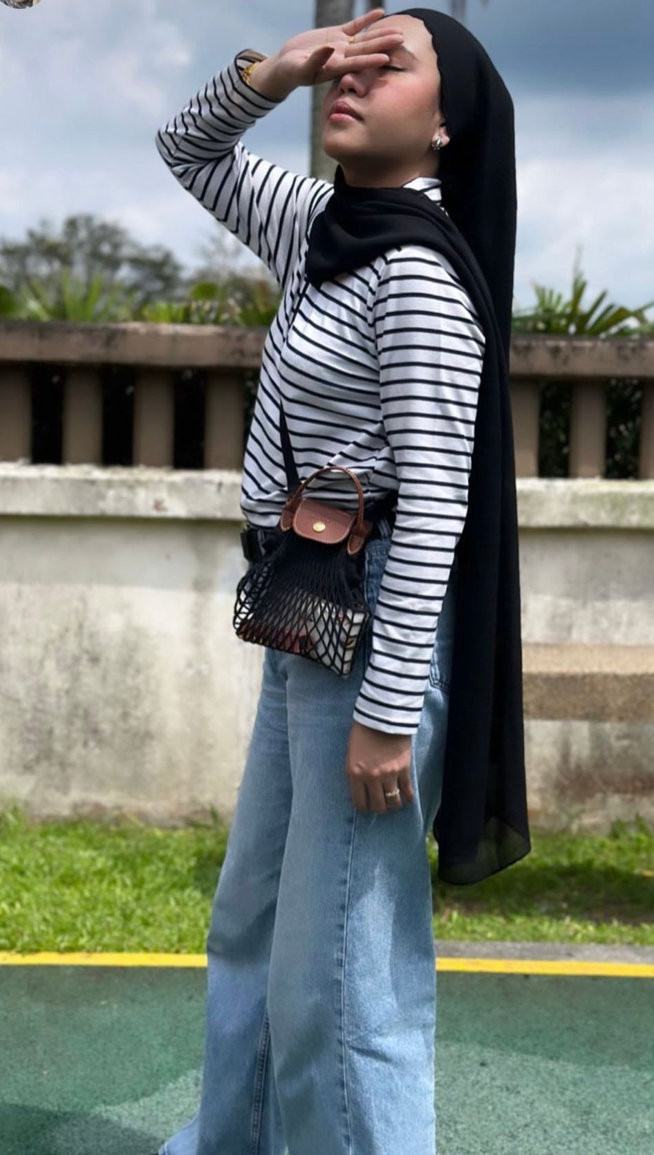SCALLOP CHIFFON LINEN