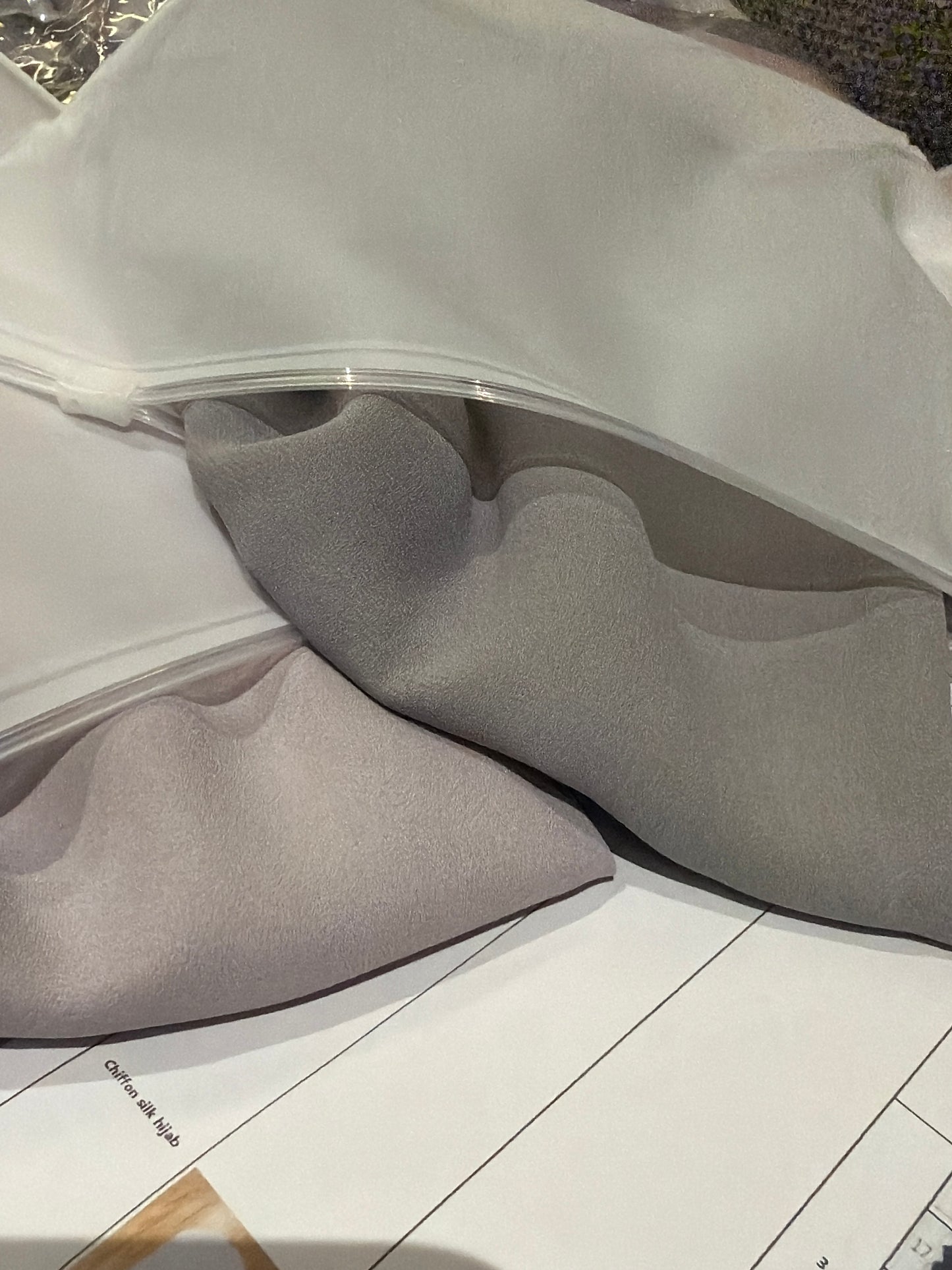 Curved Korean Chiffon