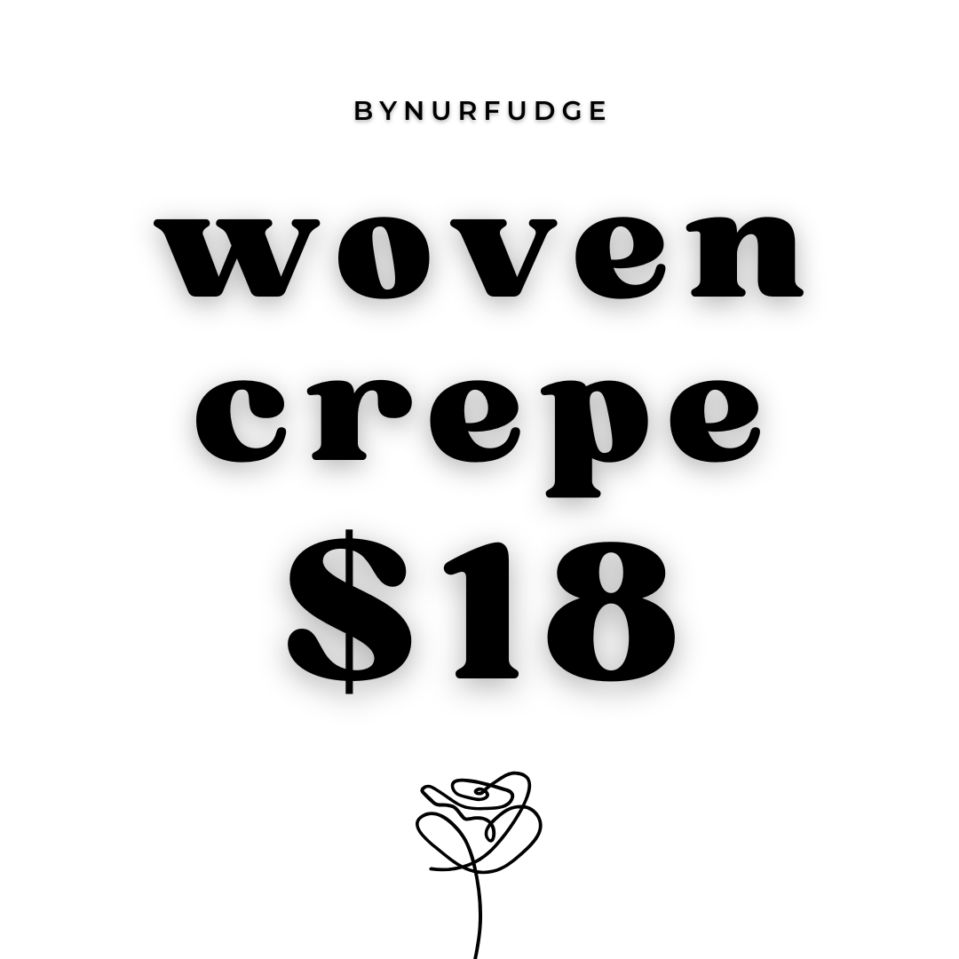 WOVEN CREPE